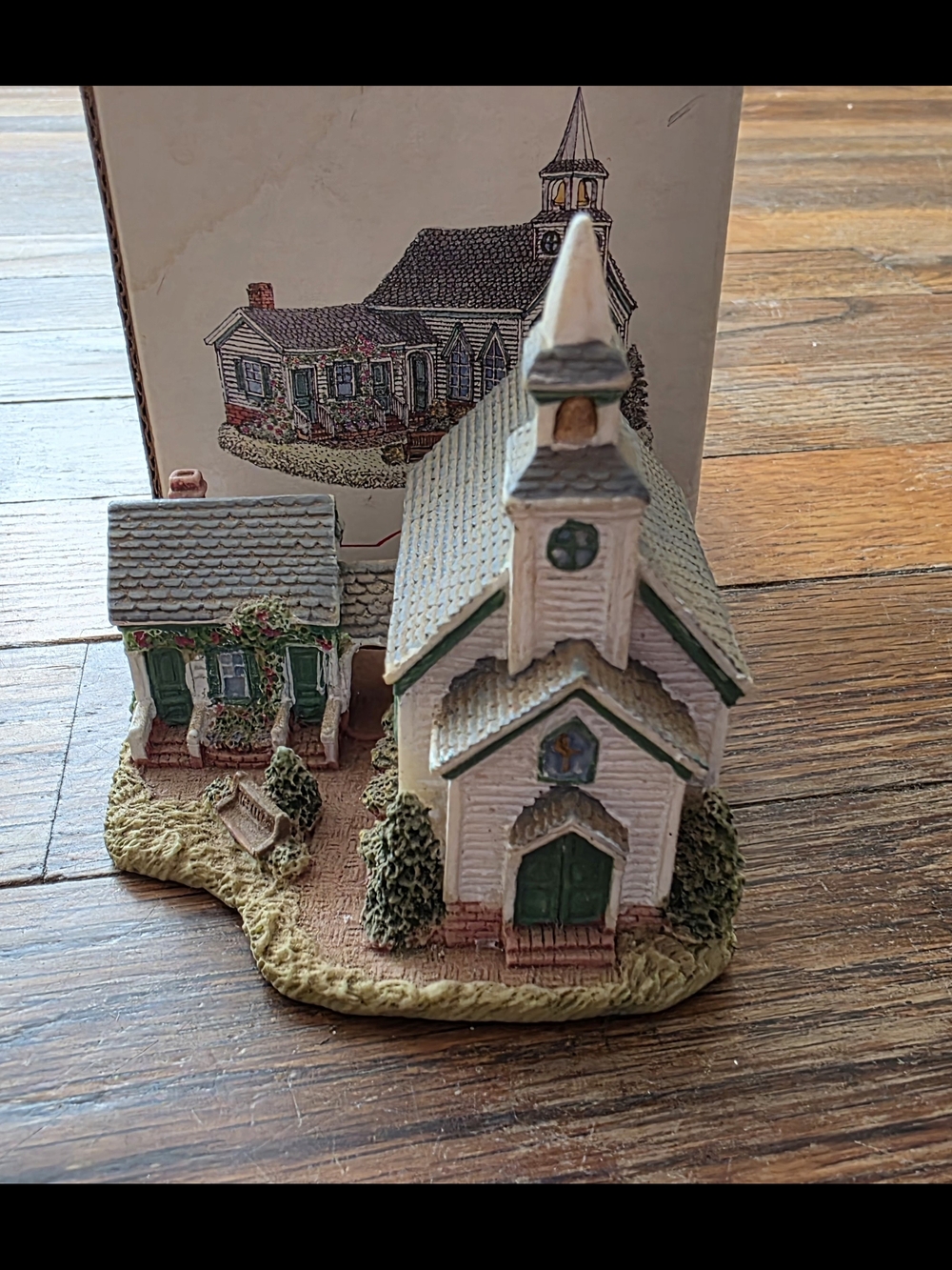 Liberty Falls Miniature Villagr Pioneers Church Holiday  Figurine